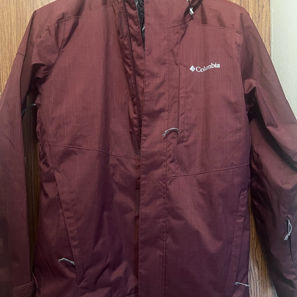 Columbia Burgundy Winter Jacket